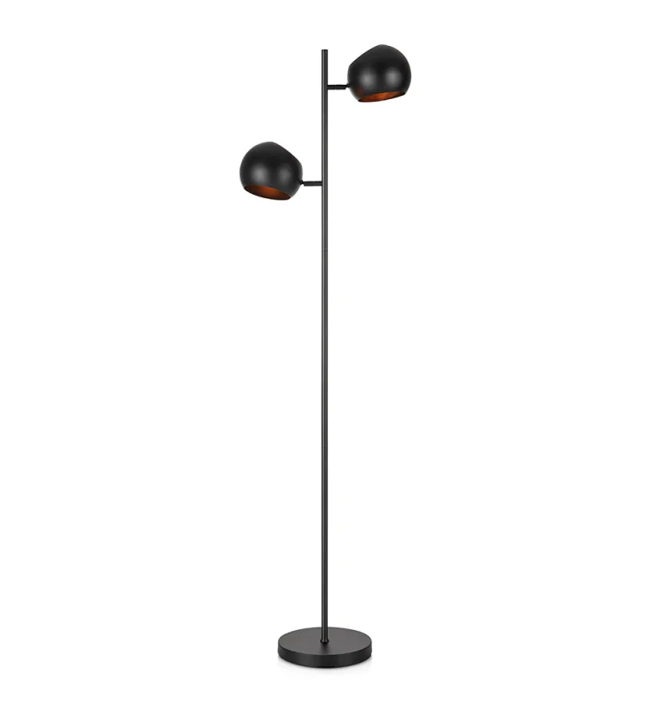 Markslöjd Edgar golvlampa i svart metall