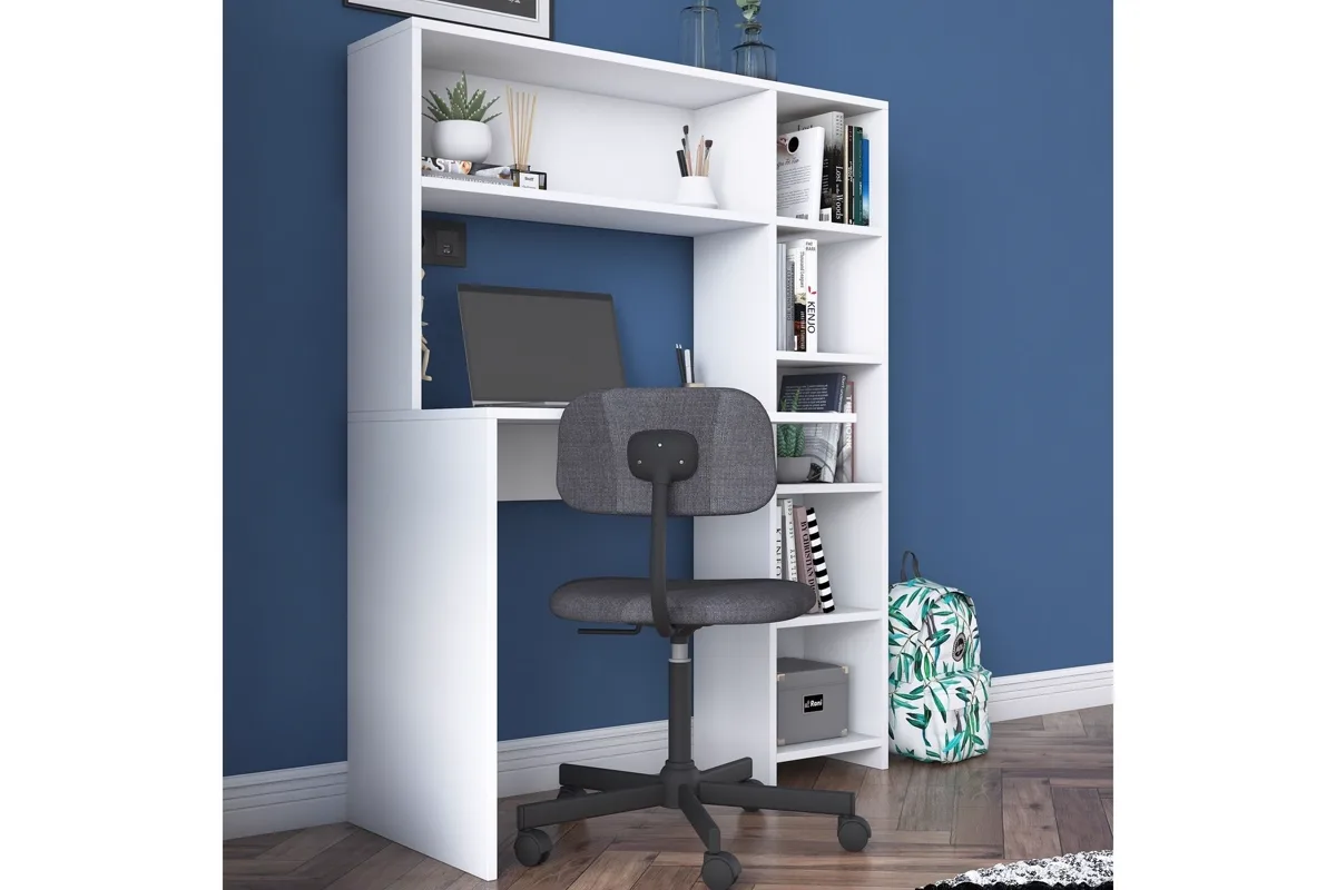 Freal skrivbord 113 cm i vitt