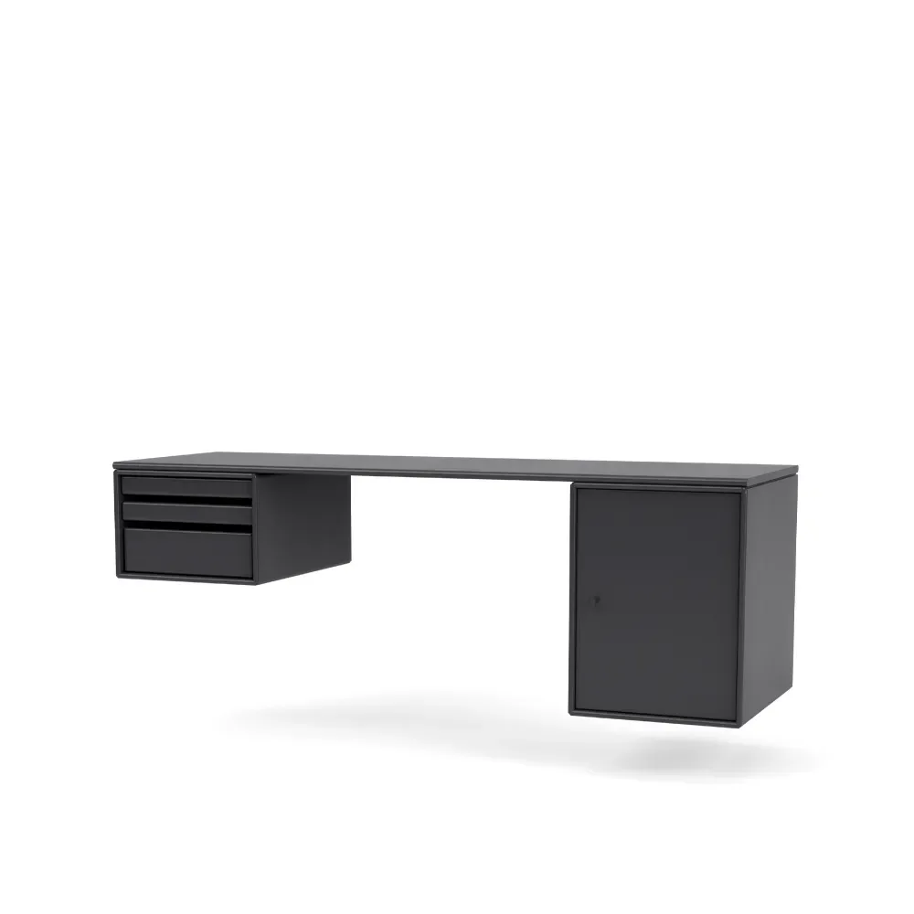 Montana Workshop skrivbord i anthracite