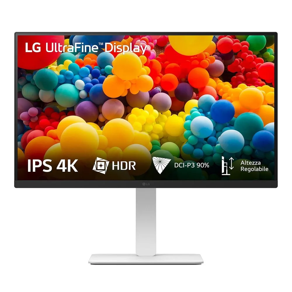 LG UltraFine 27US550-W bildskärm i vitt, 27 tum