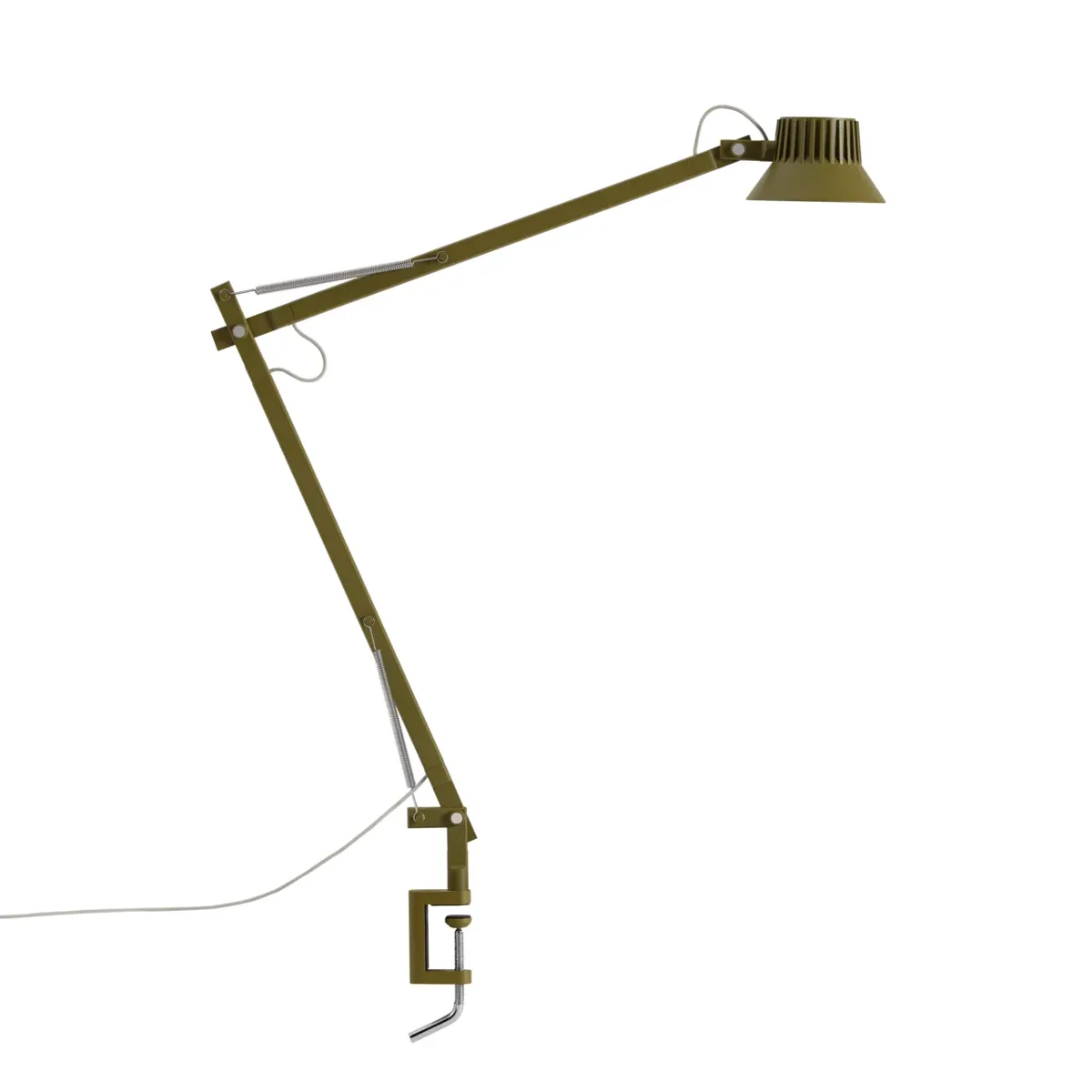 Dedicate L2 bordslampa med klämma i brown-green