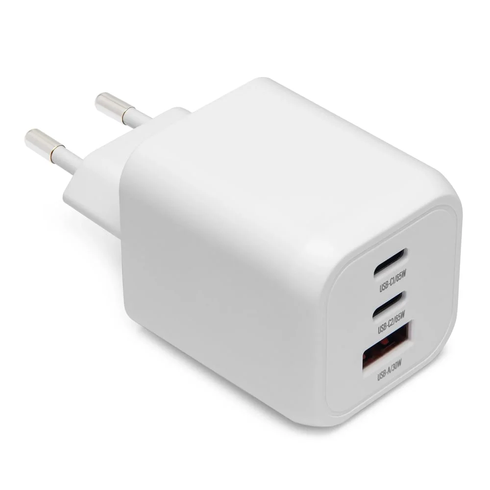 Linocell Premium GaN multiladdare i vitt med tre portar