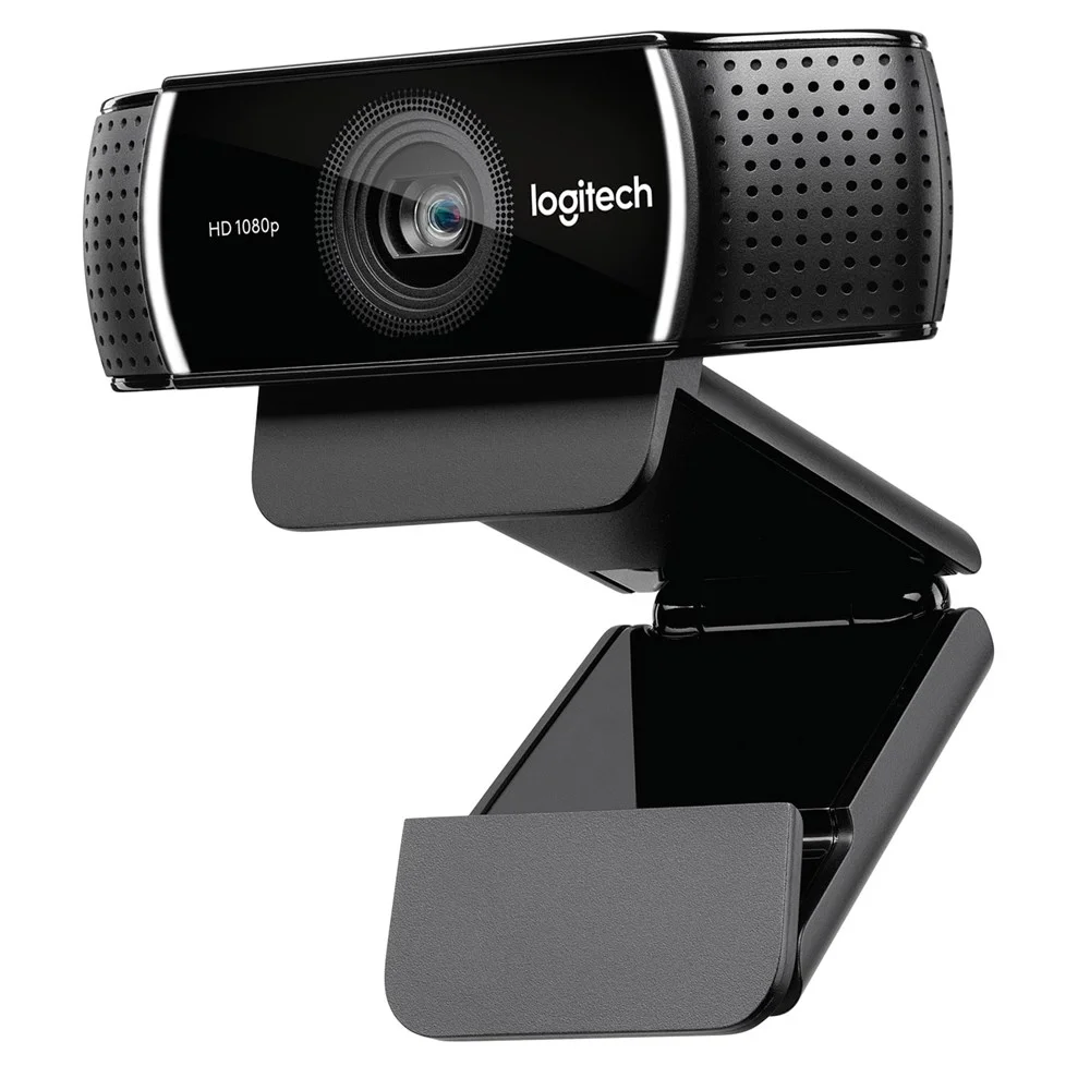 Logitech C922 HD Pro Stream webbkamera med skärmfäste