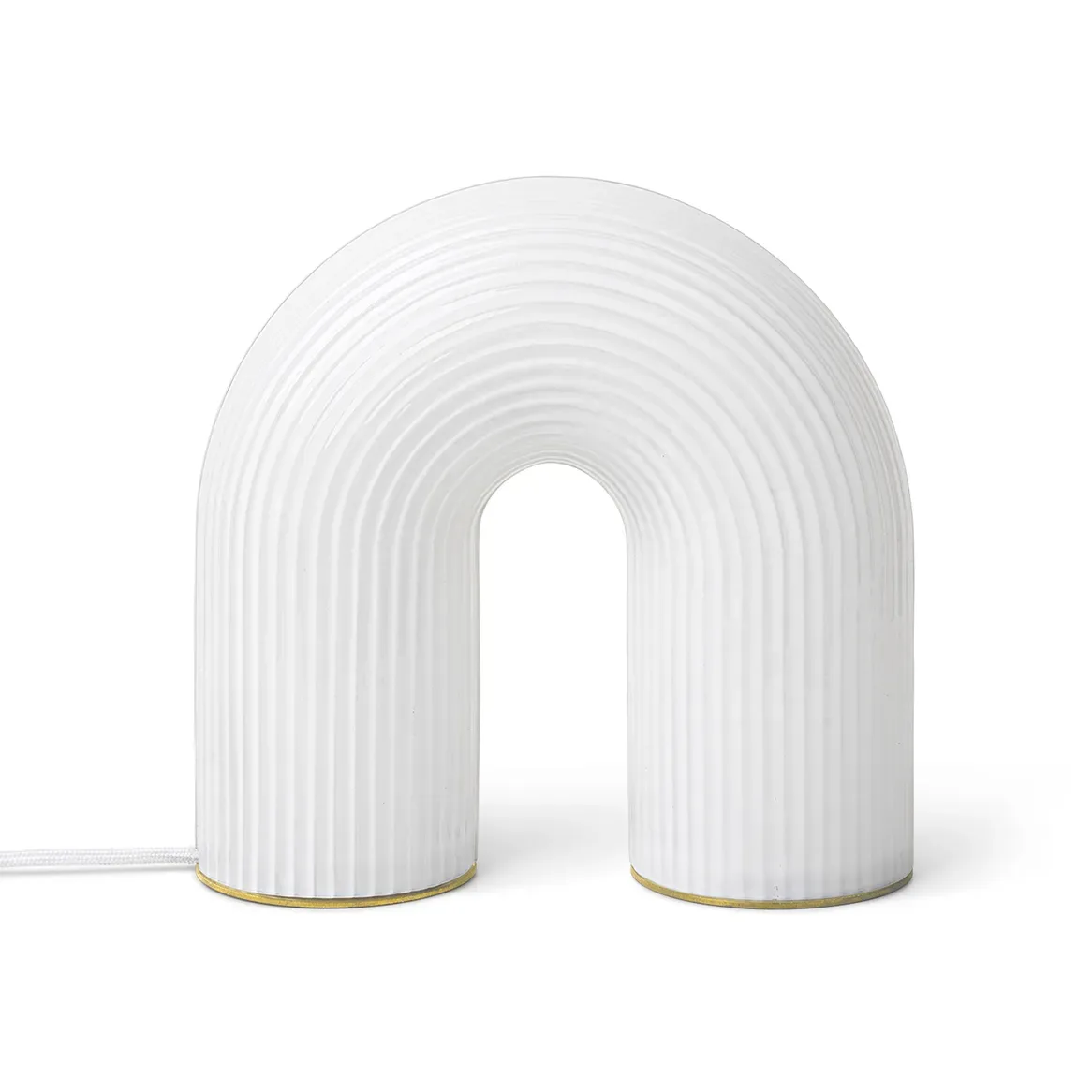 ferm LIVING Vuelta bordslampa i vitt