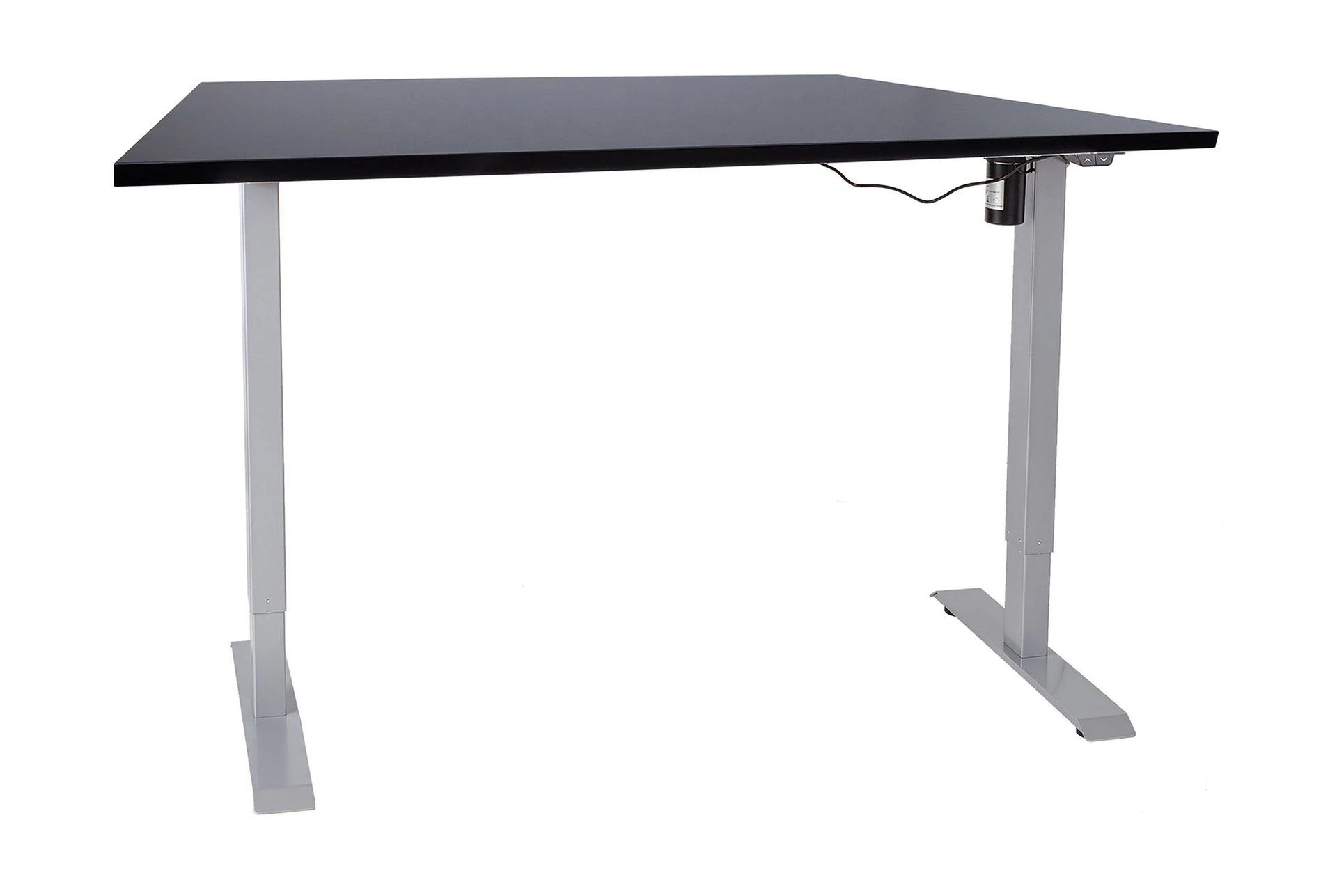 Ergosum 1 elektriskt höj- och sänkbart skrivbord 140 cm i svart