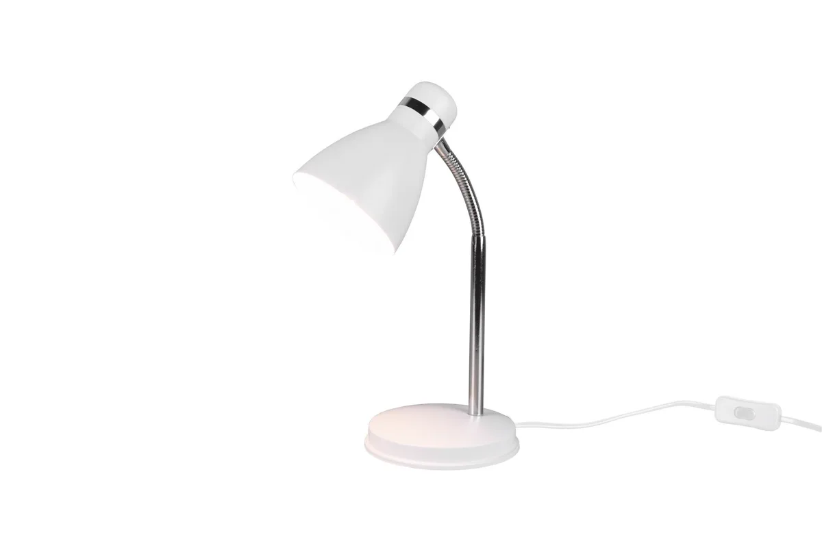 Harvey bordslampa med E27-sockel i mattvit