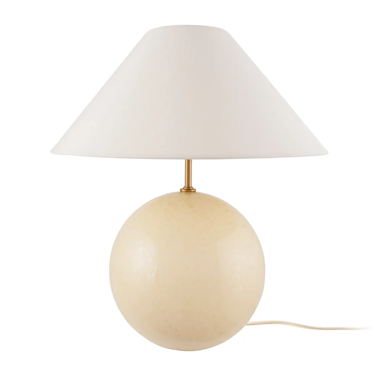 Globen Lighting Iris 35 bordslampa 39 cm i creme