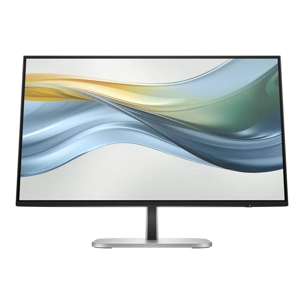 HP Series 5 Pro 524pu 24-tumsskärm på silverfärgad fot