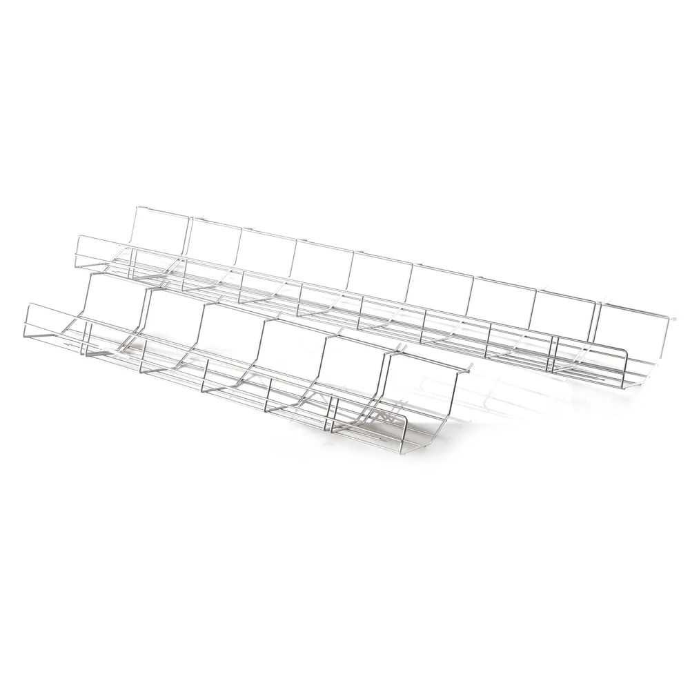 Luxorparts Kabelkorg Slim i silverlackerad metall