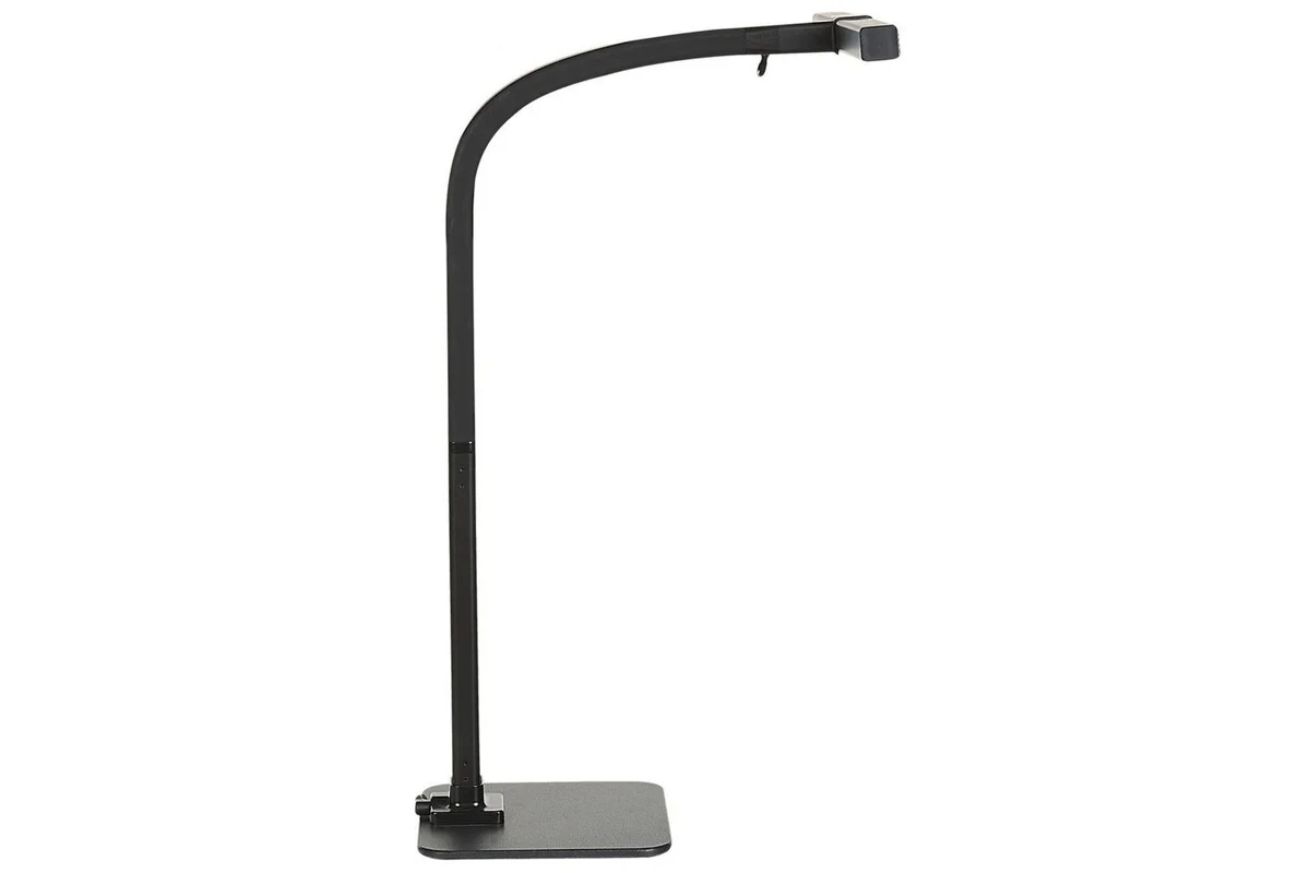 Trio Alboran LED skrivbordslampa i svart med justerbar skärm