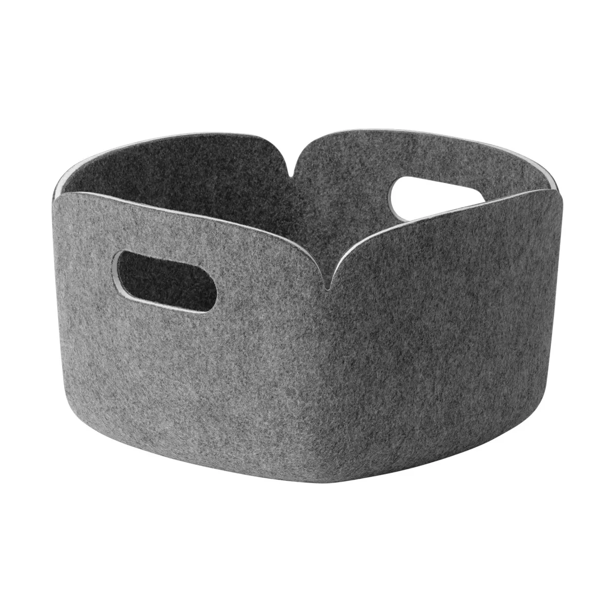 Muuto Restore förvaringskorg i grey melange, 28 × 28 cm