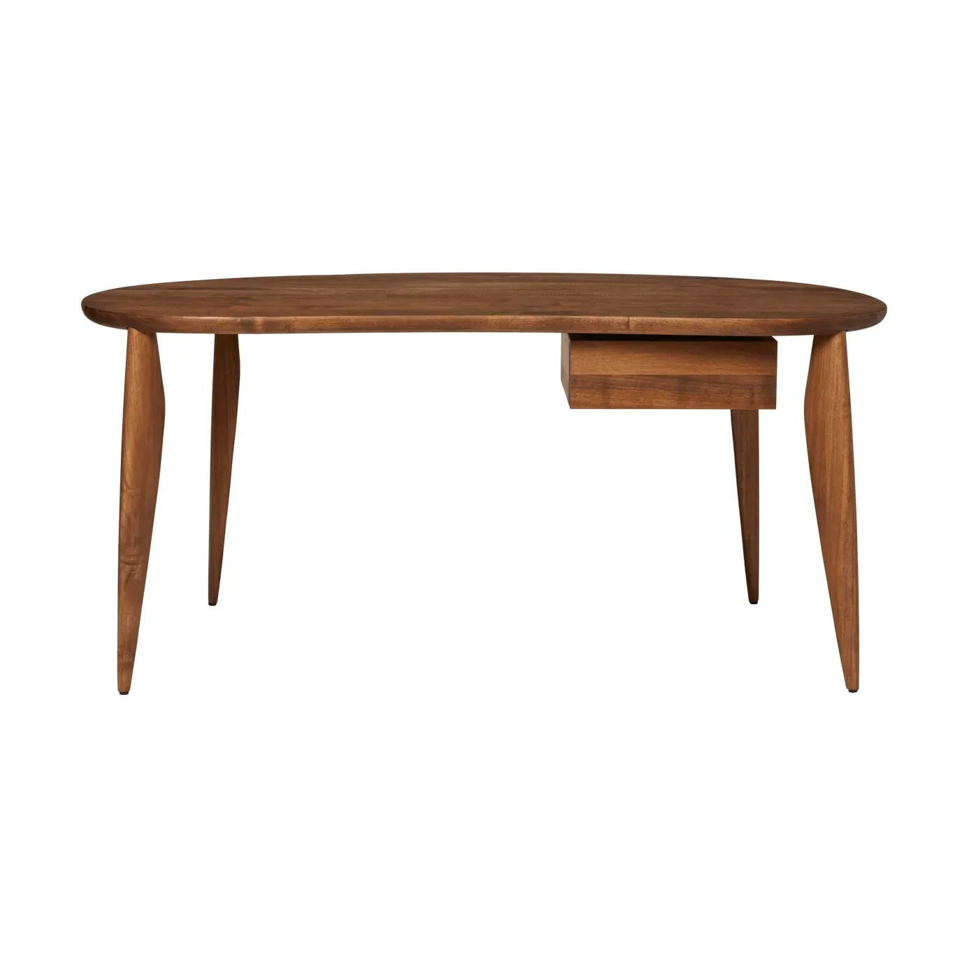 Ferm Living Feve bord 160 × 86 cm i valnöt med låda
