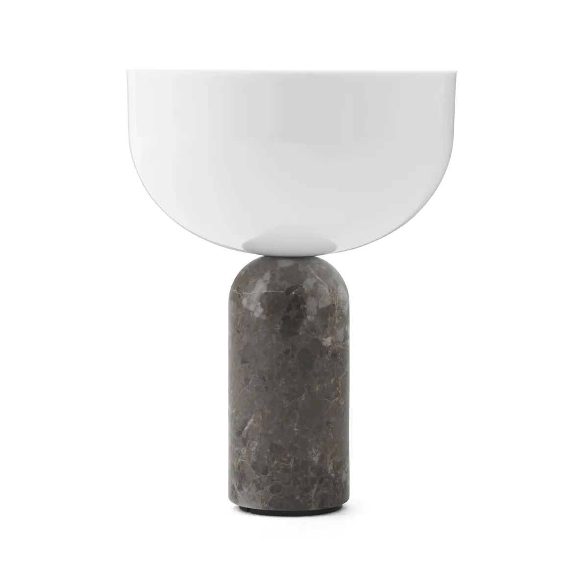 New Works Kizu portable bordslampa i marmor Gris du marais