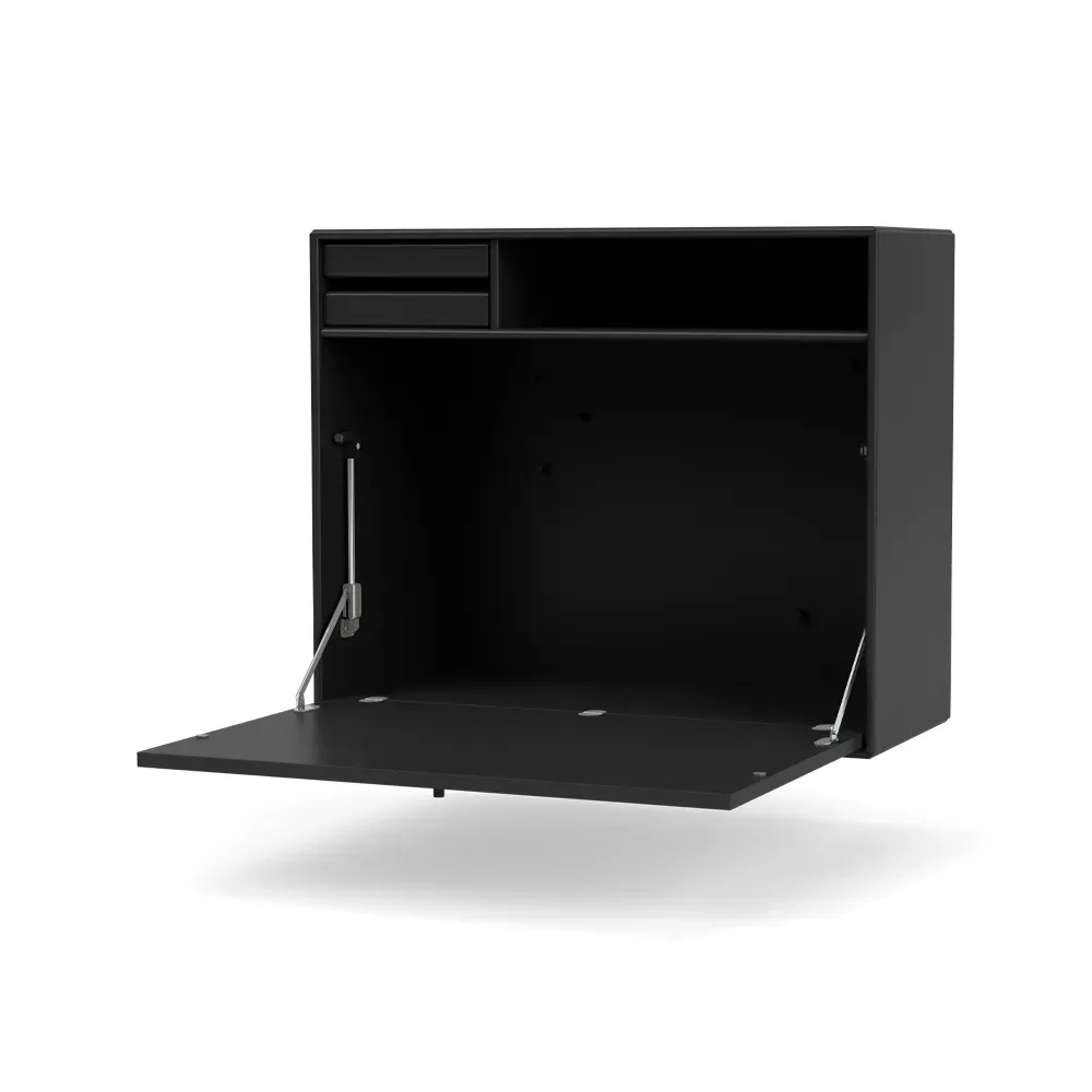 Montana STUDIO vägghängt skrivbord i black 05