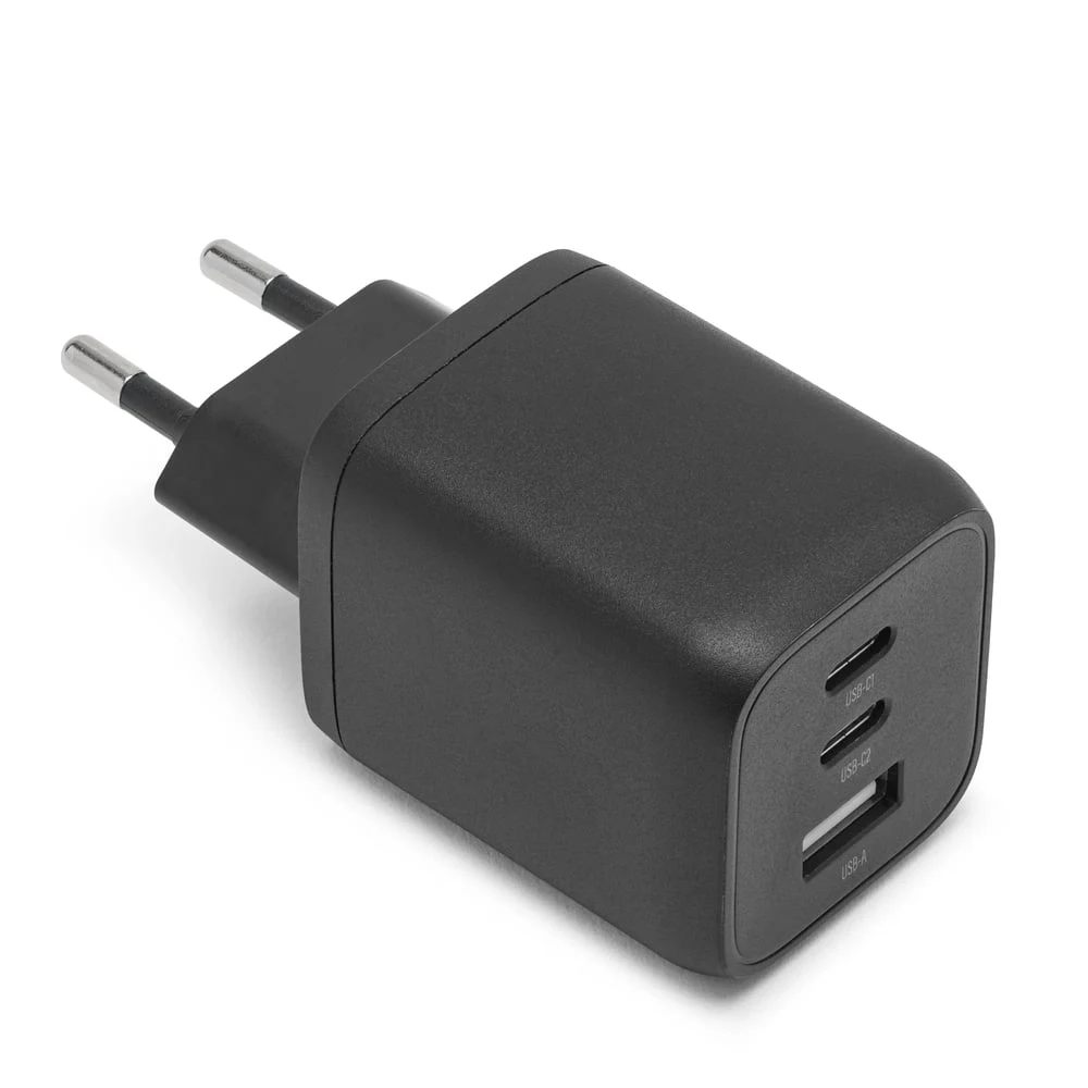 Linocell Premium GaN USB-C-laddare i svart